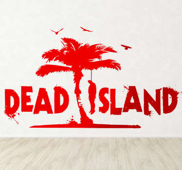 Adhesivo del logotipo de un videojuego lanzado en 2011 en el que has de sobrevivir en una isla infestada de zombies.