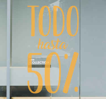 Vinilo rebajas todo hasta personalizable - TenVinilo