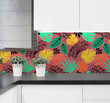 water color Jungle nature wall sticker - TenStickers