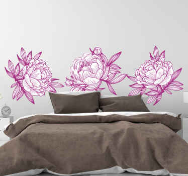 Adesivo flor arranjo de flores elegante - TenStickers