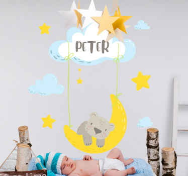 Vinilo Osito de peluche personalizado - TenVinilo