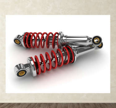 Sticker decorativo coppia ammortizzatori - TenStickers