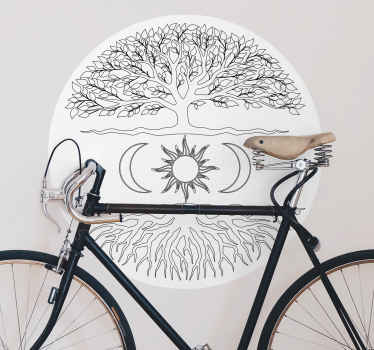 Wandtattoo Natur baumwurzelsystem - TenStickers