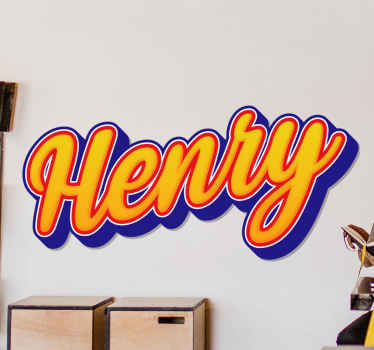 Customized Name Artwork quote wall sticker - TenStickers