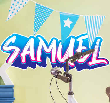 Bright Custom Graffiti urban sticker - TenStickers