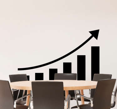 Sticker decorativo andamento positivo - TenStickers