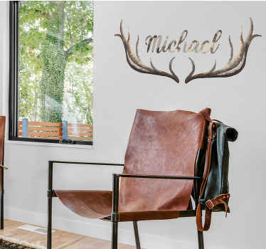 Sticker Animal Bois de chasseur personnalisés - TenStickers