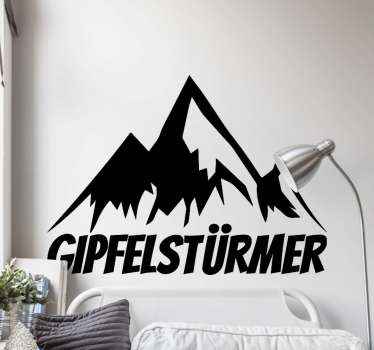 Wandtattoo Natur Berg gipfelstürmer - TenStickers