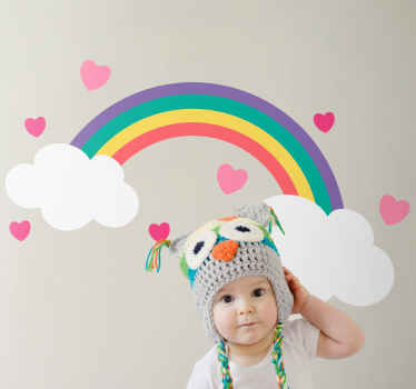 Sticker Dessin Animé Arc en ciel  - TenStickers