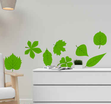 Maple Leaf plant wall sticker - TenStickers