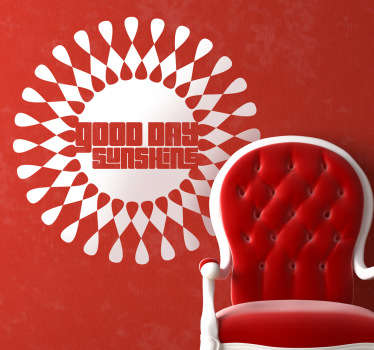 Good Day Sunshine Wall Sticker - TenStickers