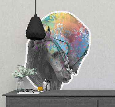 Spansk häst andaluz husdjursväggklistermärke - Tenstickers