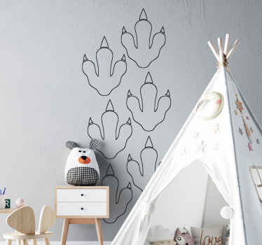 Stickers Griffe de pied de dinosaure - TenStickers