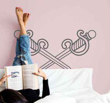 Vinilo Cruzando espadas - TenVinilo