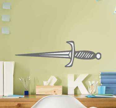 Nalepka za srednjeveški meč bodalo - TenStickers