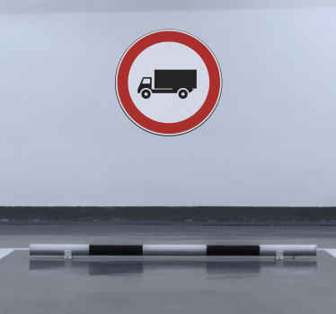 Sticker parking panneau camion - TenStickers