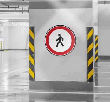 Jalankulkijan kyltti - Tenstickers