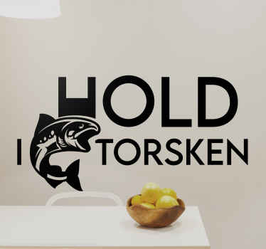 Hold klistremerke for torskfisk - Tenstickers