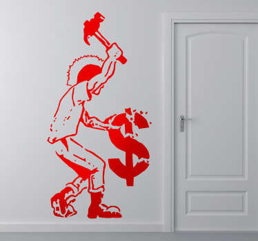 Wandtattoo Antikapitalist - TenStickers