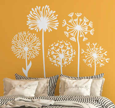Adesivo decorativo flores Flor dente de leão - TenStickers