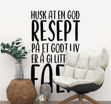 God medisin for bedre liv klistremerker sitater - Tenstickers