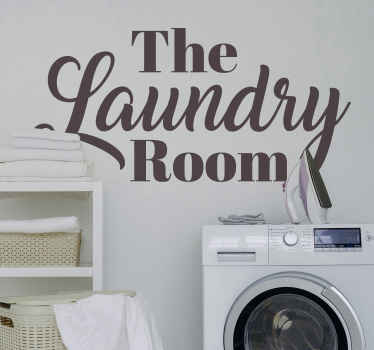 The Laundry Room House decal - TenStickers