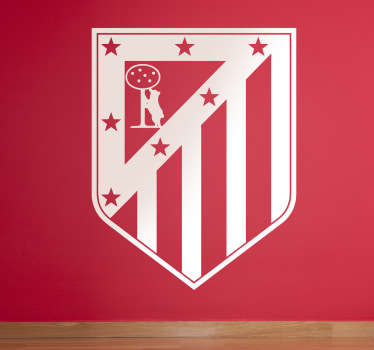 Vinilo decorativo del escudo del club colchonero para los más hooligans del equipo madrileño.