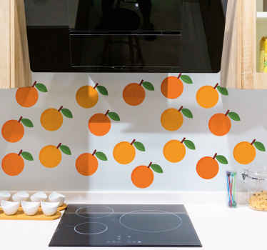 Autocolantes de frutas Laranjas elegantes - TenStickers