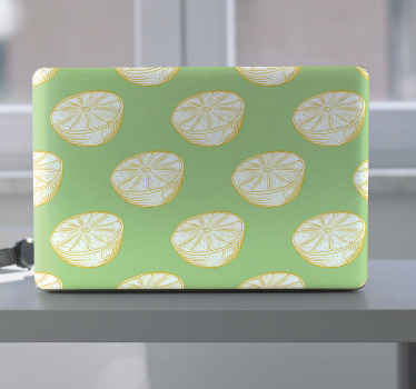 Elle çizilmiş limon narenciye meyve dizüstü derileri - TenStickers