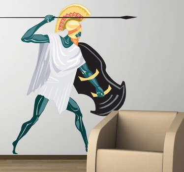 Zeus Mythology Decorative Decal - TenStickers