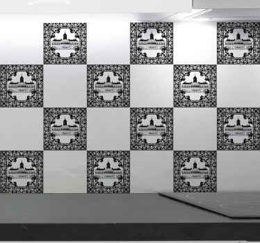 Kongelig palass ams fliser klistremerke - Tenstickers