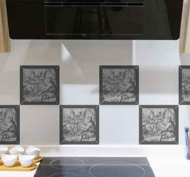 Nalepka za ploščice, ki delajo pri mlinih - TenStickers