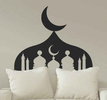 Siluetti moskeija Arabitarrat - Tenstickers