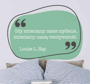 Naklejka na ścianę Cytat motywacyjny o miłości  - TenStickers