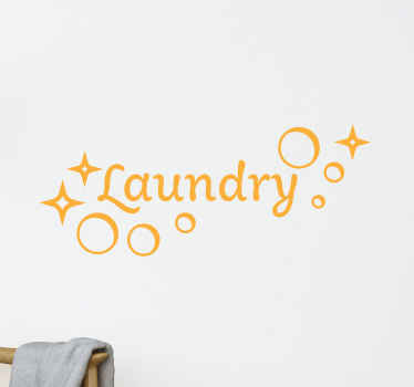 Laundry stickers - TenStickers