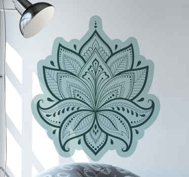 Adesivo decorativo flores Flor de lótus crescendo - TenStickers