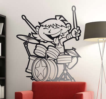 Adesivo de criança com bateria - TenStickers