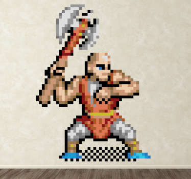 Vinilo infantil personaje 8 bits - TenVinilo