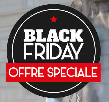 Sticker Black Friday Offre spéciale - TenStickers