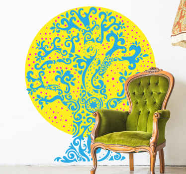 Tree of Life dot work tree wall sticker - TenStickers
