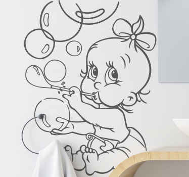 Naljepnice s likom za puhanje beba - TenStickers