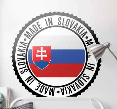 Nálepka vyrobená na slovensku - Tenstickers