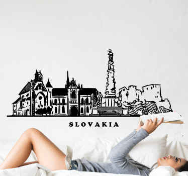 Slovensko a samolepka na stenu pre materskú školu - Tenstickers