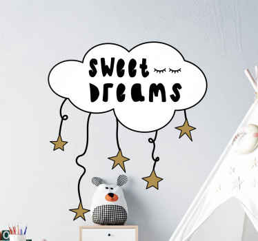 Sticker de Texte Fais de beaux rêves   - TenStickers