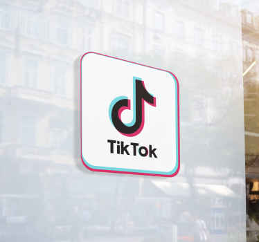 Fenster Aufkleber Tiktok-logo - TenStickers