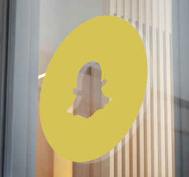 vinil autocolante decorativo instantâneo da janela do logotipo - TenStickers