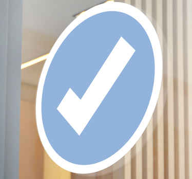 Verified Badge window sticker - TenStickers