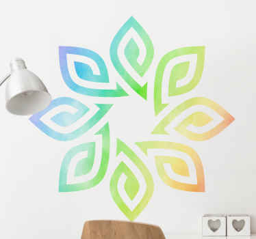 Lively leaf concept decoration wall sticker - TenStickers
