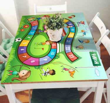 Board game sports furniture decal - TenStickers
