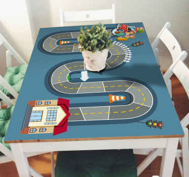 board game road furniture sticker - TenStickers